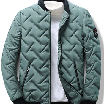 New autumn and winter men's outdoor casual versatile fashion collar light short down jacket Trendy padded thickened jacket