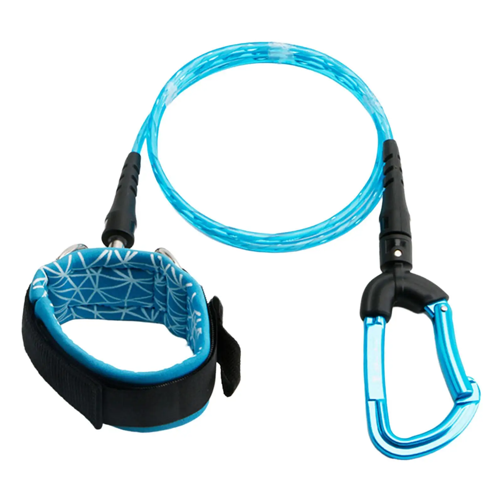 Freediving Lanyard, Comfortable Professional Breaking kN /Safety Rope/ Scuba Diving  for  Diving Freediving Scuba Diving