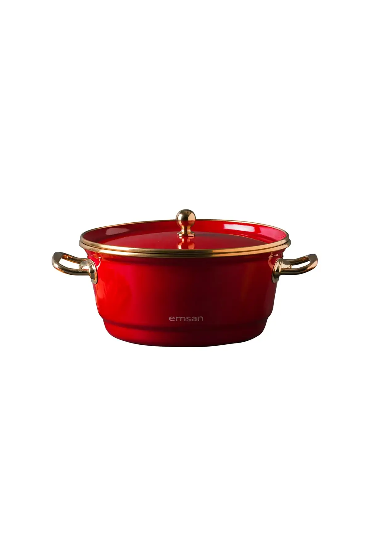 DOLBOVI Troy enamel frying pan red 24 Cm Cookware Set