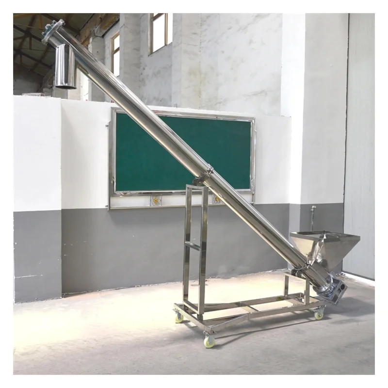 

Custom Vertical Auger Screw Conveyor From Inclined Feeder Powder Granules Cement Mirror Stainless Steel Machine Mixing Dynamic