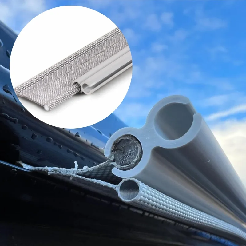 

Универсальный комплект для подключения навеса с двойным бисером 4 мм/6 мм Kador Keder для кемпера, дома на колесах, каравана