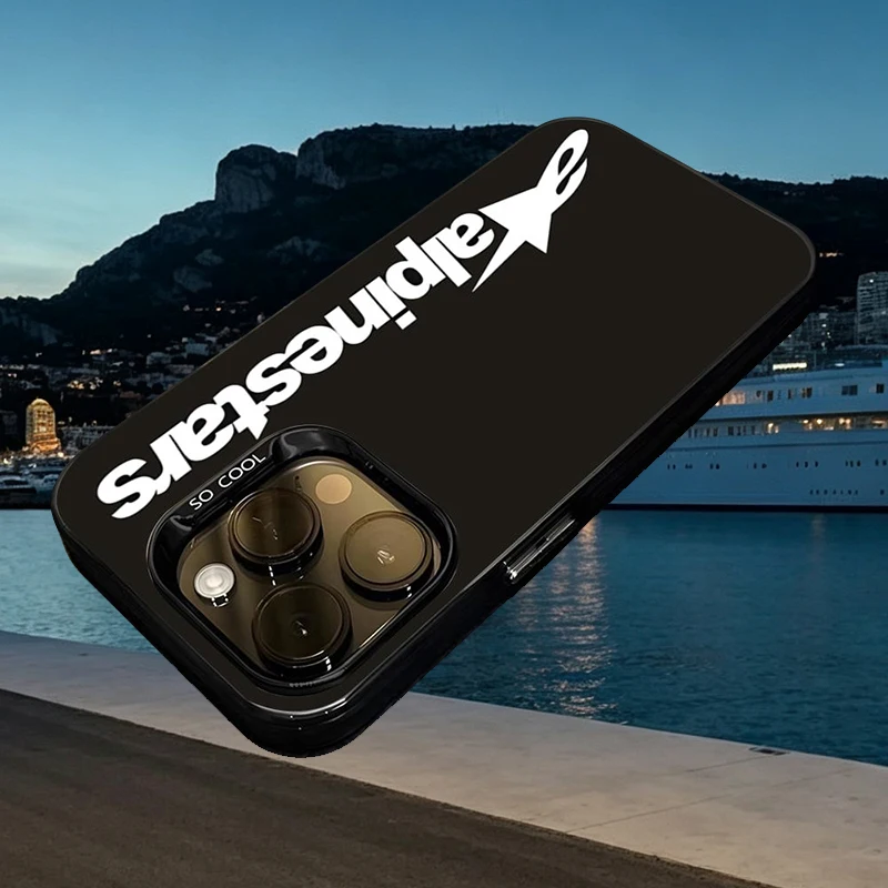 Für Rennsportbegeisterte: S-Alp-inestar-S-es Mattierte Hülle für iPhone 18 17 16 E 15 14 Plus 13 12 Mini 11 Pro Max, Acryl-Hartschale