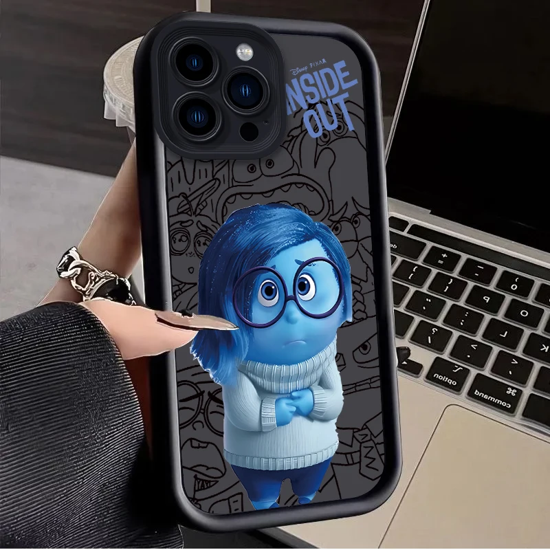 Чехол для телефона Disney Inside Out 2, для iPhone 15 14 13 12 11 Pro Max XS X XR 8 7 6S 6 Plus SE 2020, силиконовый противоударный чехол Funda