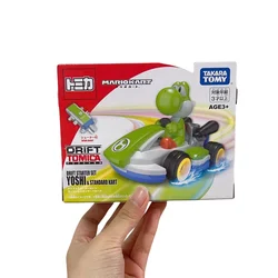 TAKARA TOMY Drift car Mario Kart Luigi Yoshi Mario ejection Racing Competitive Set Boys and Girls toy set for children's gifts.