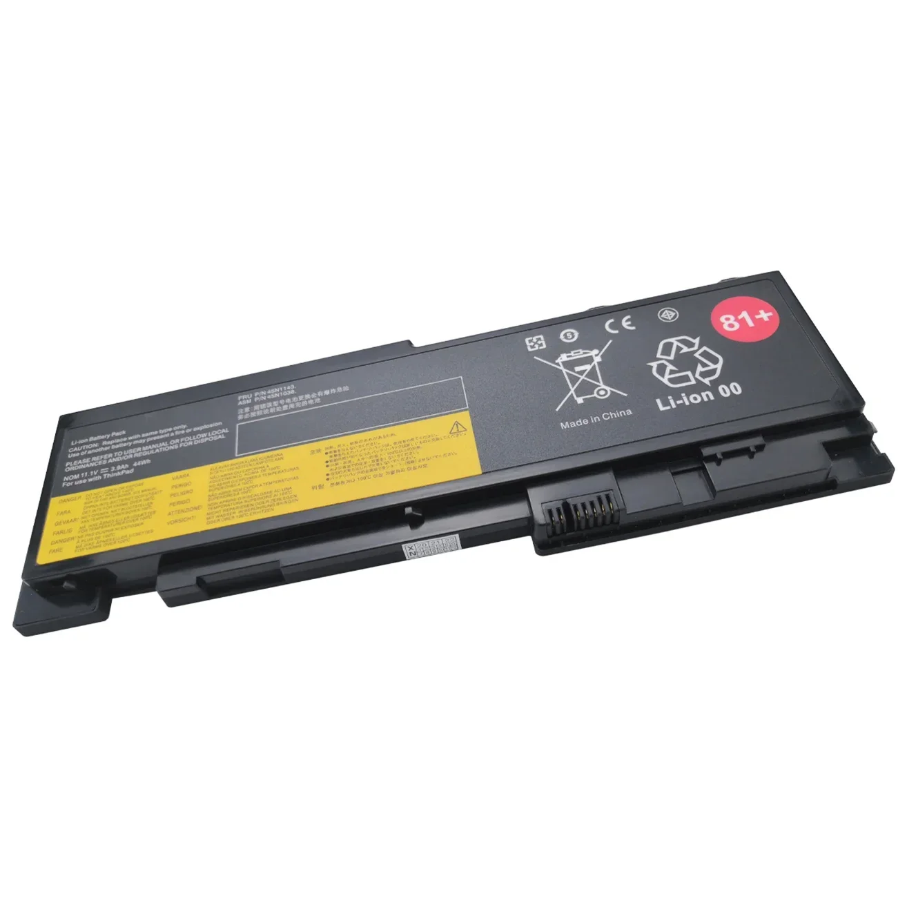 Imagem -05 - Nova T430s 44wh 11.1v Bateria do Portátil para Lenovo Thinkpad T420s T420si T430si 45n1039 45n1038 45n1036 42t4846 42t4847