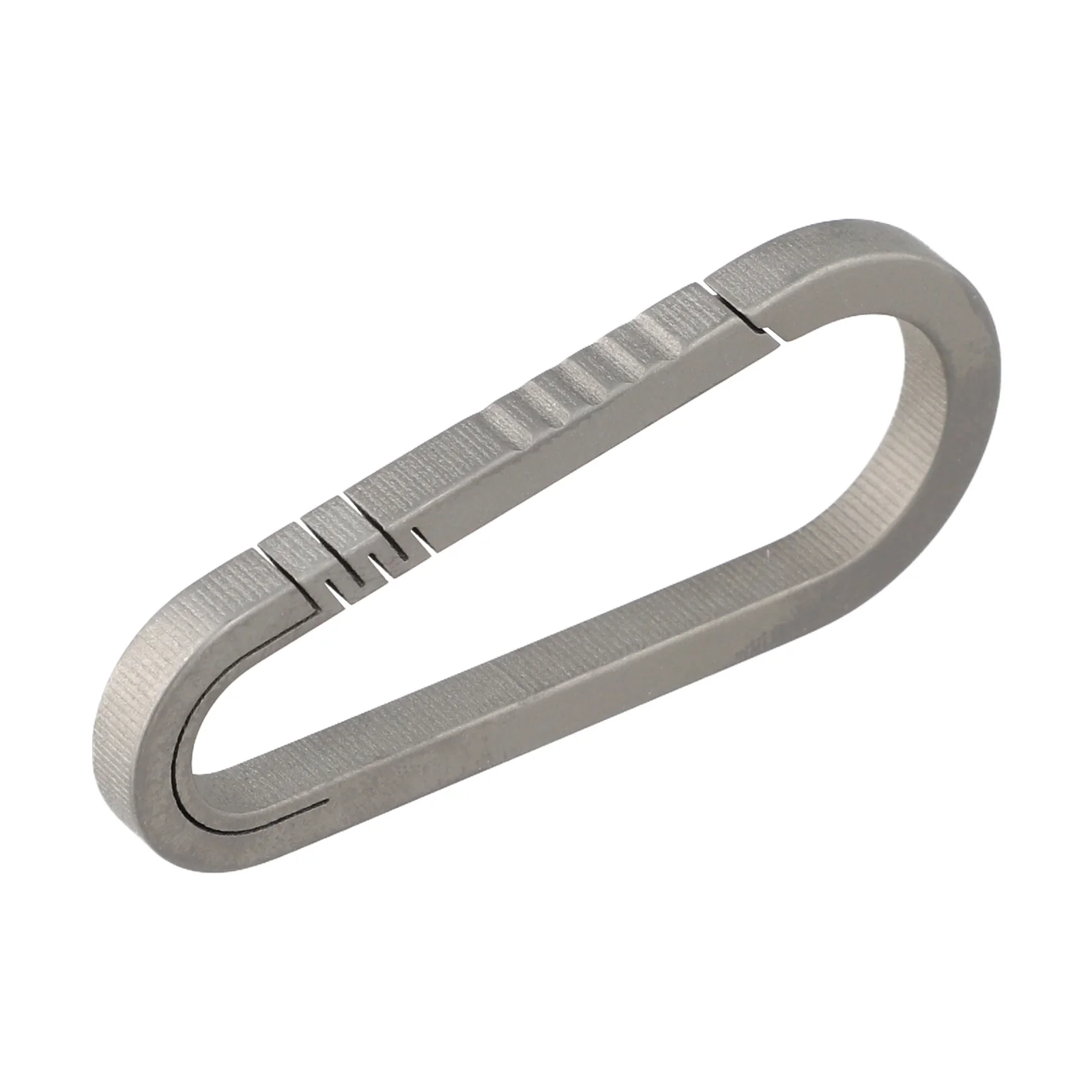 Camping Accessories Approx Large Key Ring 33mm Diameter Ti Alloy Keychain Backpack Hanging Buckle Comfortable Grip