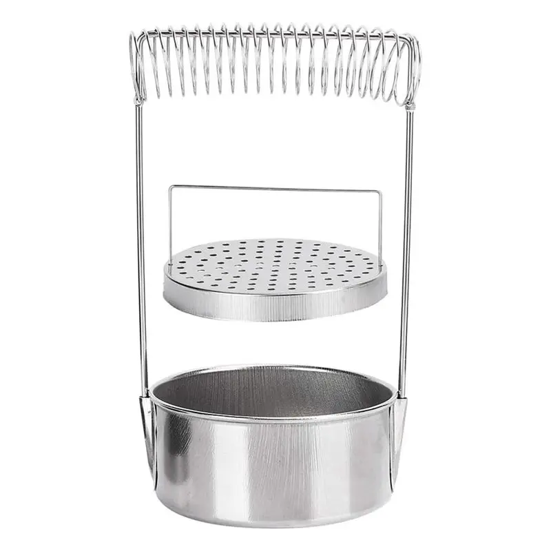 EYFL-Paint Brush Washer,Stainless Steel Brush Washer For Painting, Paint Brush Cup,With Wash Tank Filter Screen Holder Spring