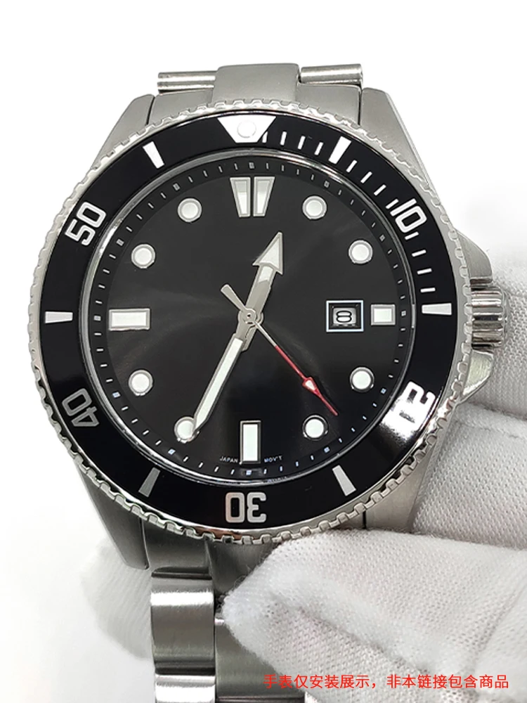 Watch Accessories MDV-106 Case for Swordfish Rear Cover Steel Strip Sapphire Mirror Glass Rubber Ring Seal Ring Accessories