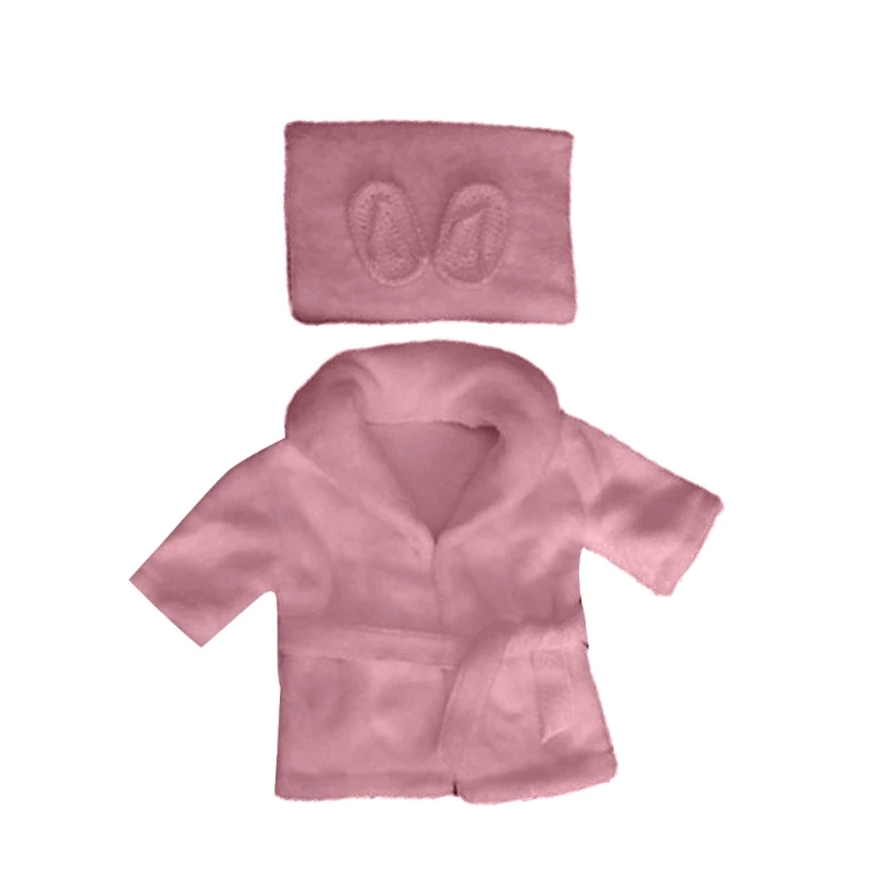 Newborn Photography Props Baby Girl Bathrobes Bath Towel Outfit Photo Props for Infant Boys Girls