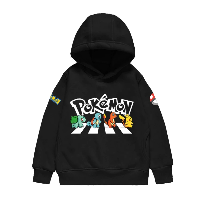 MINISO Pokémon Cute Eevee Printed Hoodie for Men and Women 2025 Autumn/winter New Y2K Harajuku Plus Size Casual Sweater Top