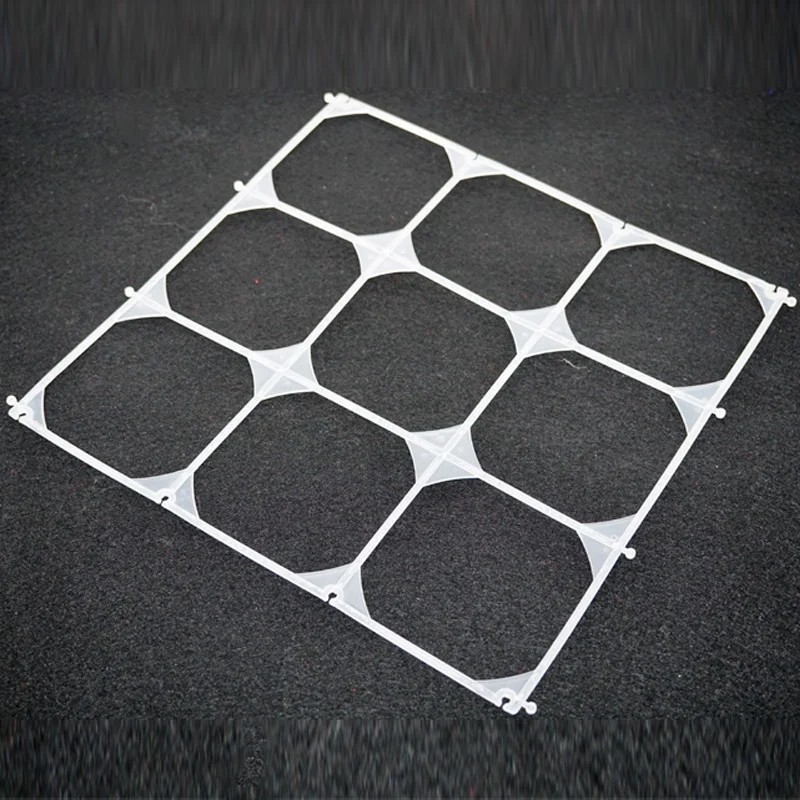 20 balão de parede grade látex balão moldagem acessórios plástico 9 buraco balão cerca para aniversário decoração casamento