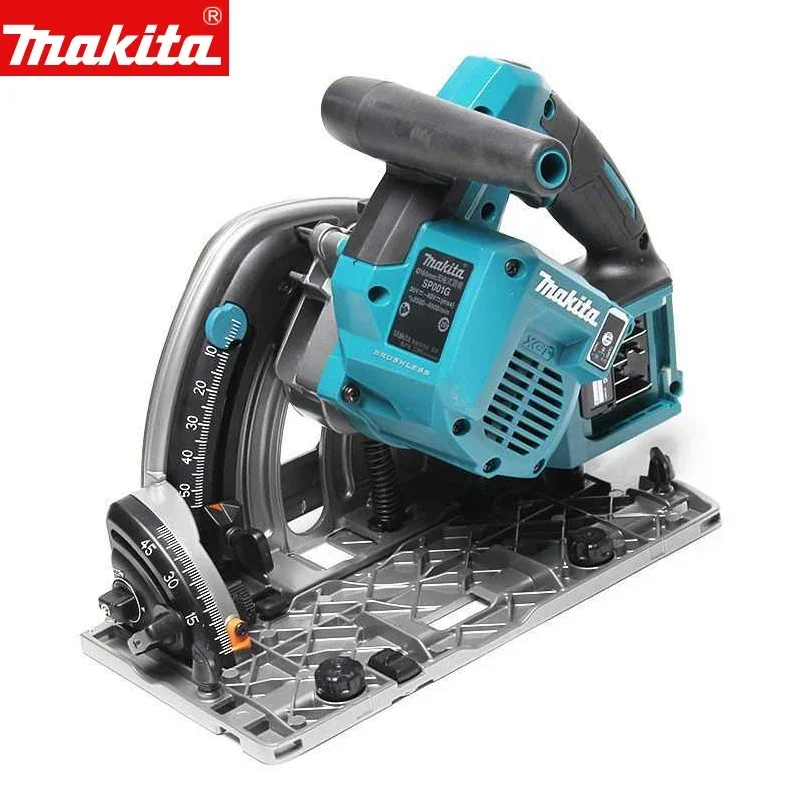 MAKITA SP001GZ 40V Lithium Plunge Cut Saw XGT Brushless Cordless AWS 165MM 4900RPM WoodWorking Power Tools For Makita SP001G