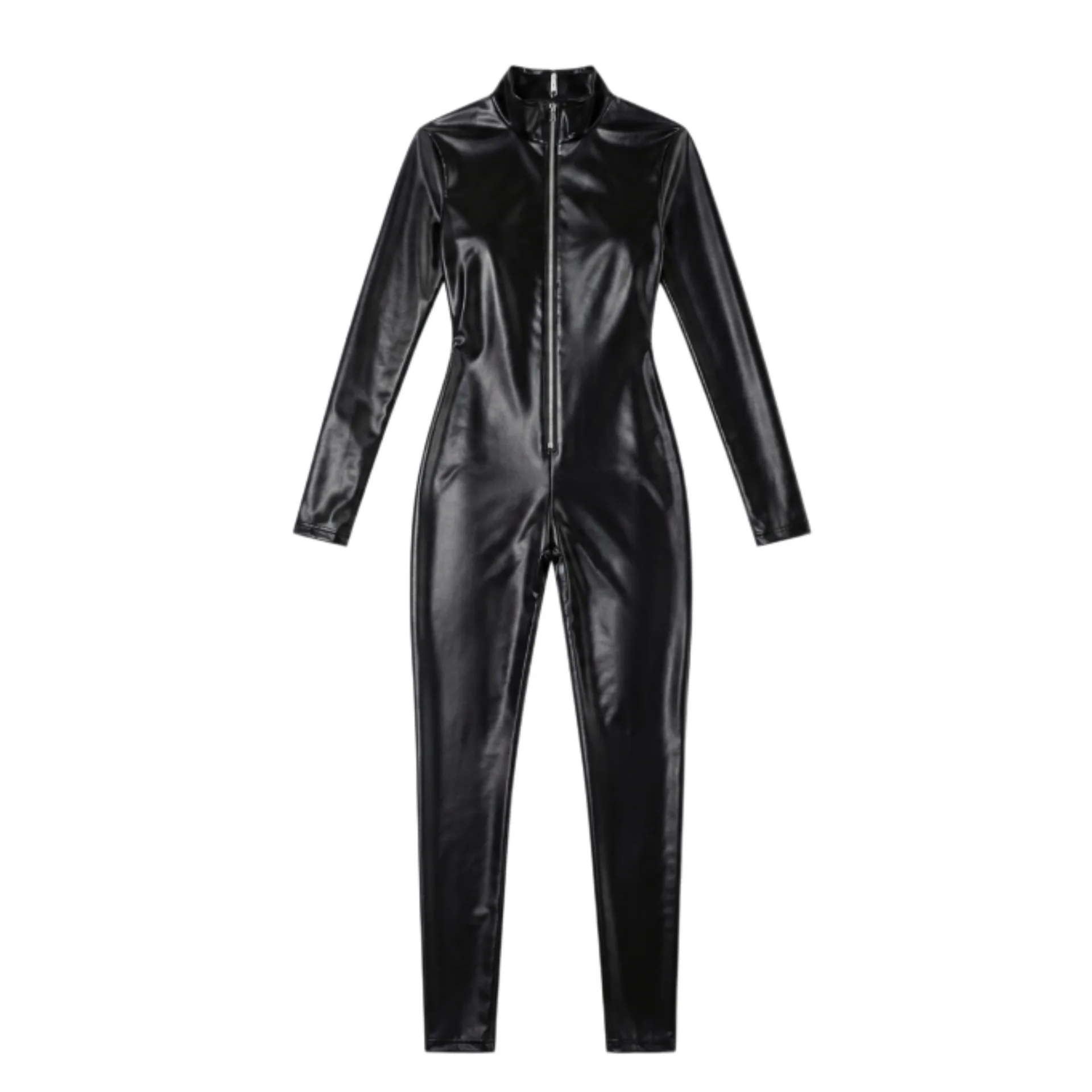 Halloween Dark Cat Lady Tight Suit One-piece Costume Cat Ears Mask Simulation Role-playing Costume - view 4