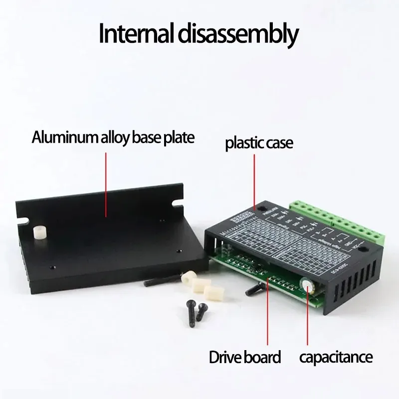 42mm 57mm NEMA 17 NEMA23 stepper motor driver TB6600 two-phase four wire 4.0A 32subdivision 9v 12v 24v 42v driver