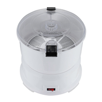 85W Electric Potato Peeler One-button Drive Automatic Peeler Spinner for Kitchens Restaurant, Stainless Steel Blades