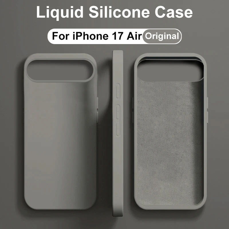 حافظات جديدة مضادة للصدمات لهاتف أبل آيفون 11 12 13 14 15 16 17 Pro Max Plus 17 حافظة من السيليكون السائل الهوائي غطاء ناعم ملحقات الهاتف #1