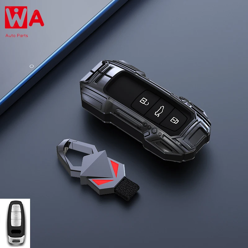 

Car Remote Key Cover Case For Audi A3 A4 B9 A6 C8 A7 S7 4K A8 D5 S8 Q7 Q8 SQ8 E-tron 2018 2019 2020 2021 Accessories