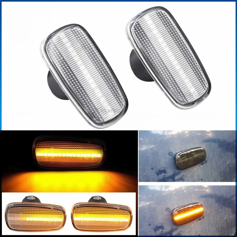 

2PCS LED Sequential Turn Signal Light, Fits Toyota Land Cruiser Prado, Lexus, Scion xB