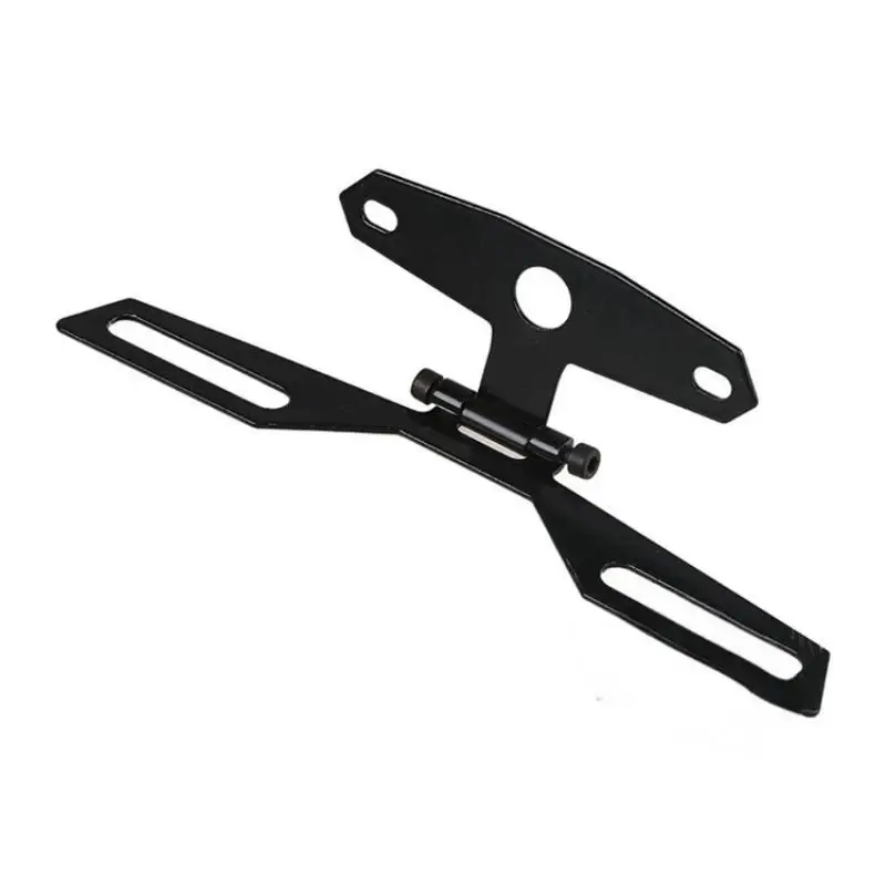 Universal Adjustable Motorcycle Taillight Bracket Foldable License Plate Holder for Motorbike Custom Retrofit Use view 2