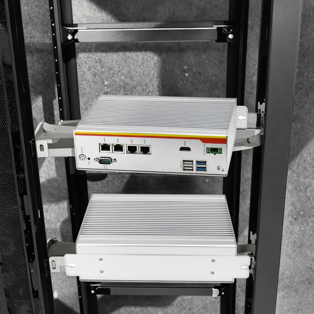 MFC-6807 Fanless Embedded Industrial Computer Support Intel J1900/3855U/Core 6th Generation I3/15/17 CPU, 4*LAN, WIFI/3G/4G