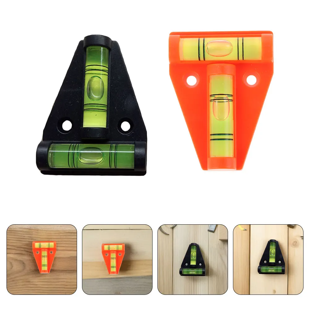 

6pcs Compact Mini Bubble Level T-Shaped Precision Tool For Rv Travel Trailers Campers Camper Levelers Small Durable Plastic