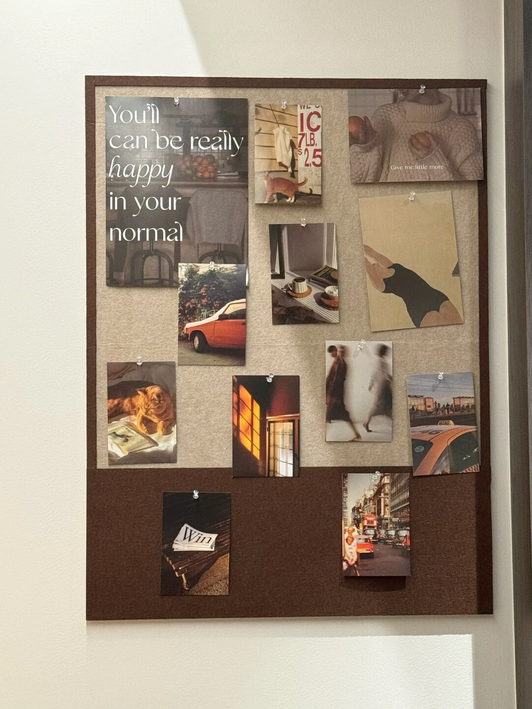 Home Decor Vision Board - Настенная фетровая доска для фотографий и