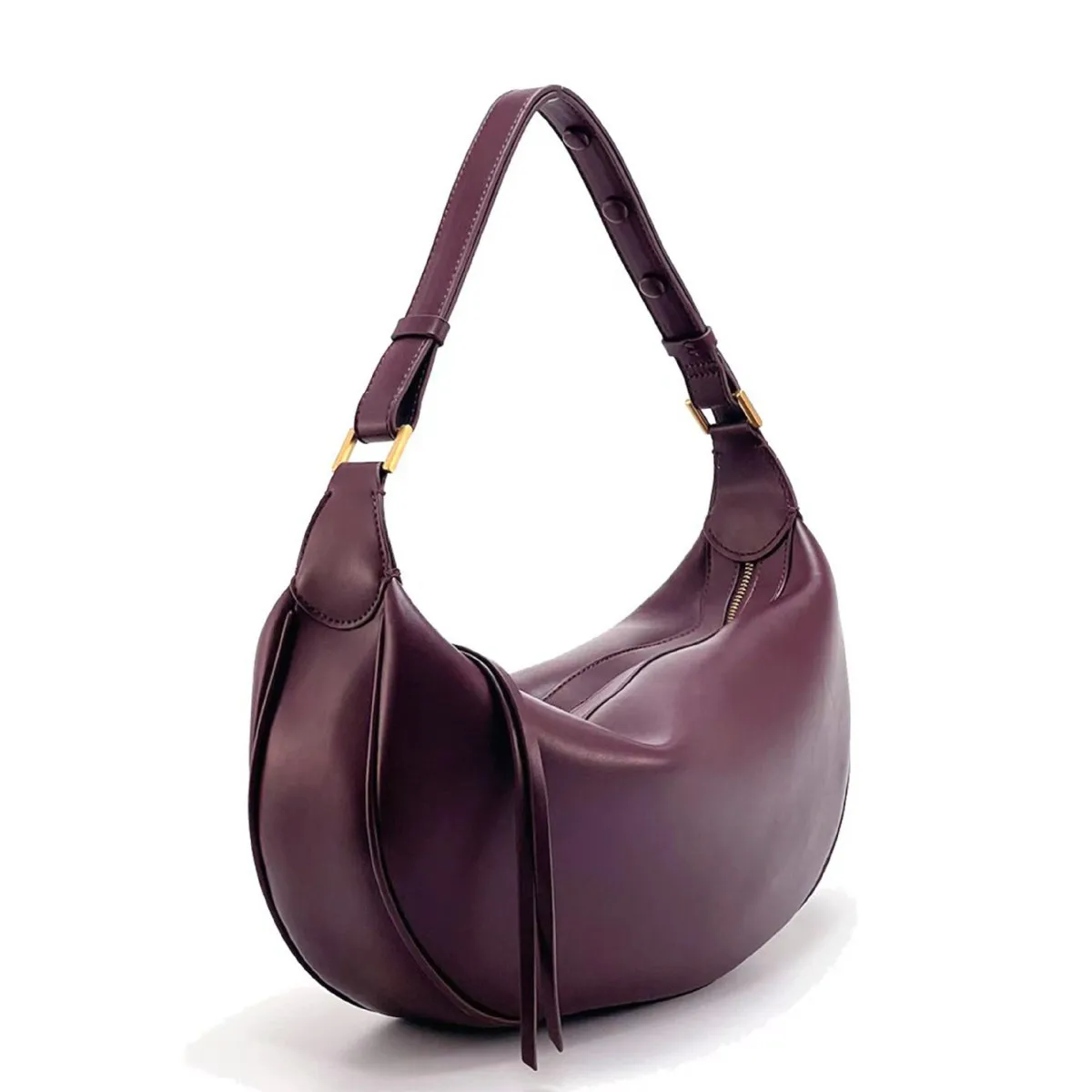 Dumpling Crescent Armpit Bag for Women Large Capacity Shoulder Bags fashionPU Leather Crossbody Bags Trendy Purs handbag image 2