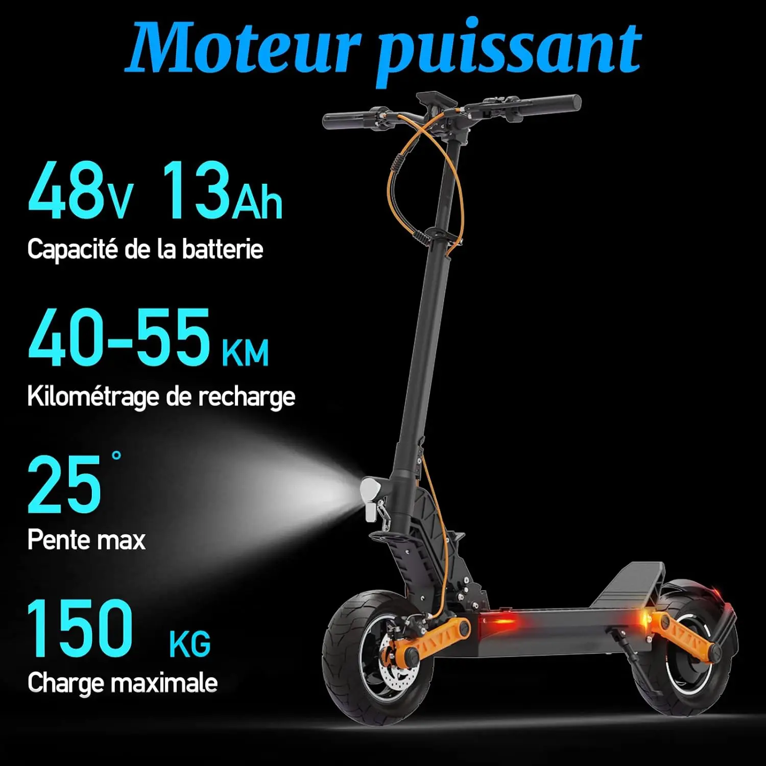 JOYOR S5-Z Foldable EScooters 600W Motor 48V13Ah Battery Adjustable Height Electric Scooter Adult 10*3.0 Widen Tires E-Scooter