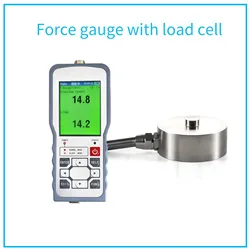 Dynamometer With Load Cell, Single-Point Diaphragm Bellows Type Load cell Sensor and Force Gauge，Test Compression Force Weight