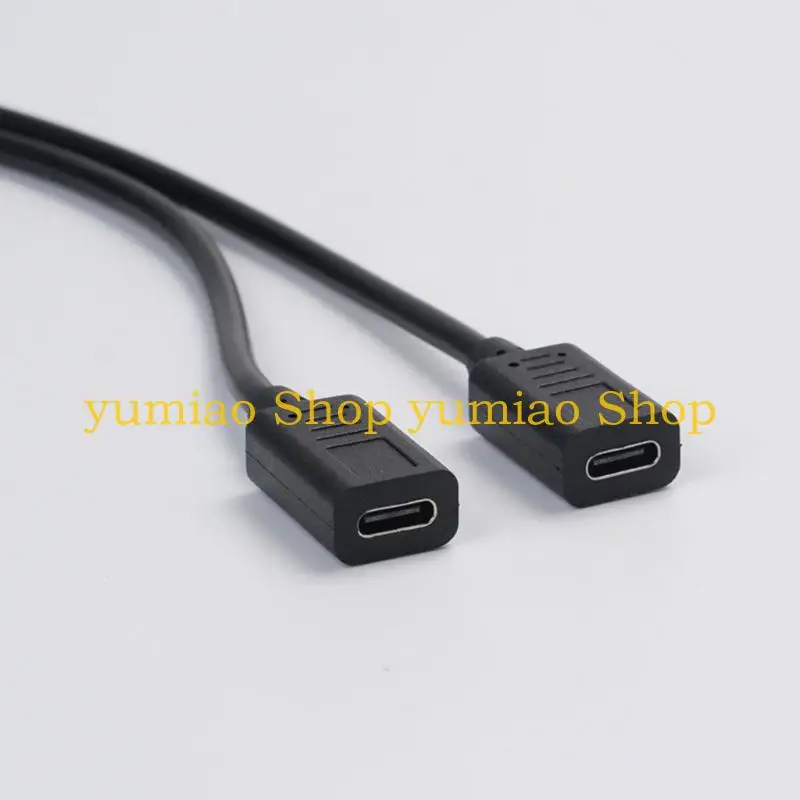 587B USB C Male to Double USB C Female Charging Cable for Phone Splitter Cable