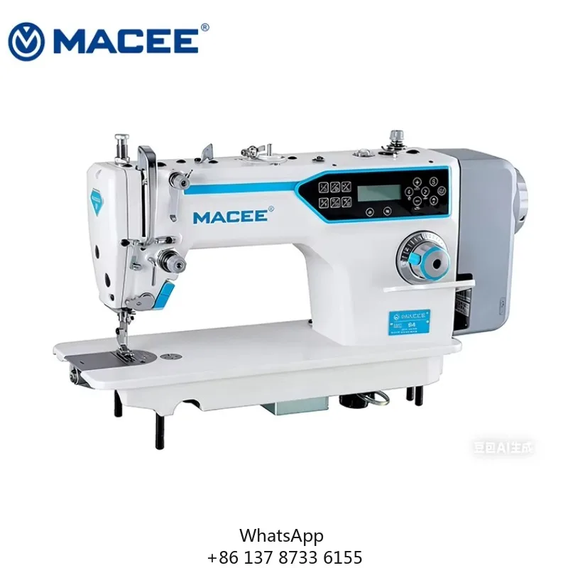S4 Industrial Electric Automatic Pattern Single Needle Lockstitch Flat-Bed New Sewing Machine
