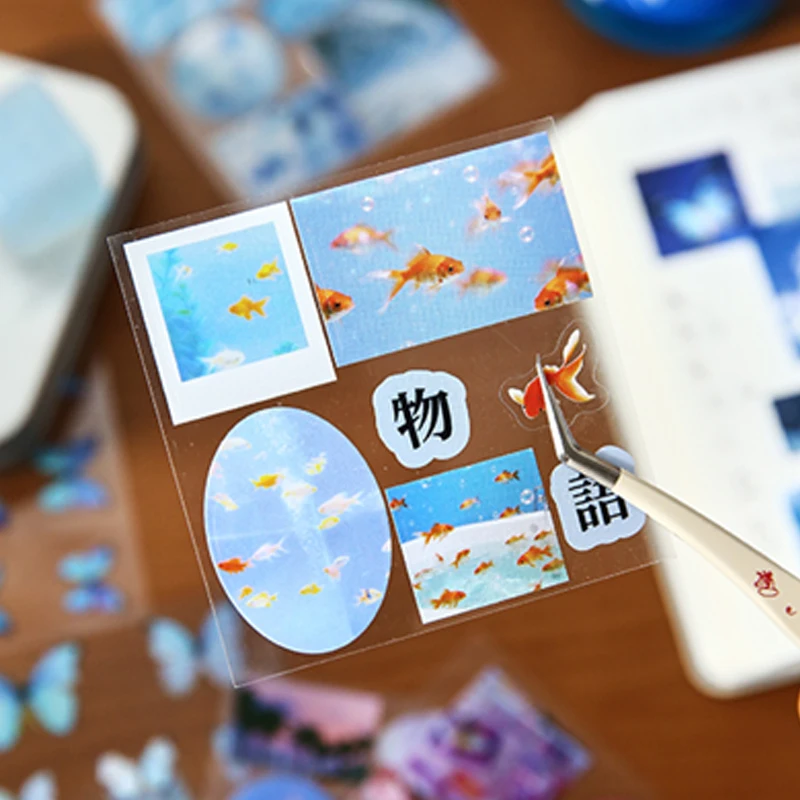 Mr.Paper Master 100pcs/Box Pet Sticker Set Vintage Garden Theme DIY Journal Material Stationery
