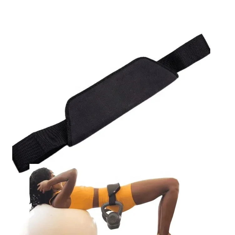 Exercise Hip Thrust Belt Hip Bridge Belt for Weights Dumbbells Kettlebells, Anti-slip Multifunctional Fitness