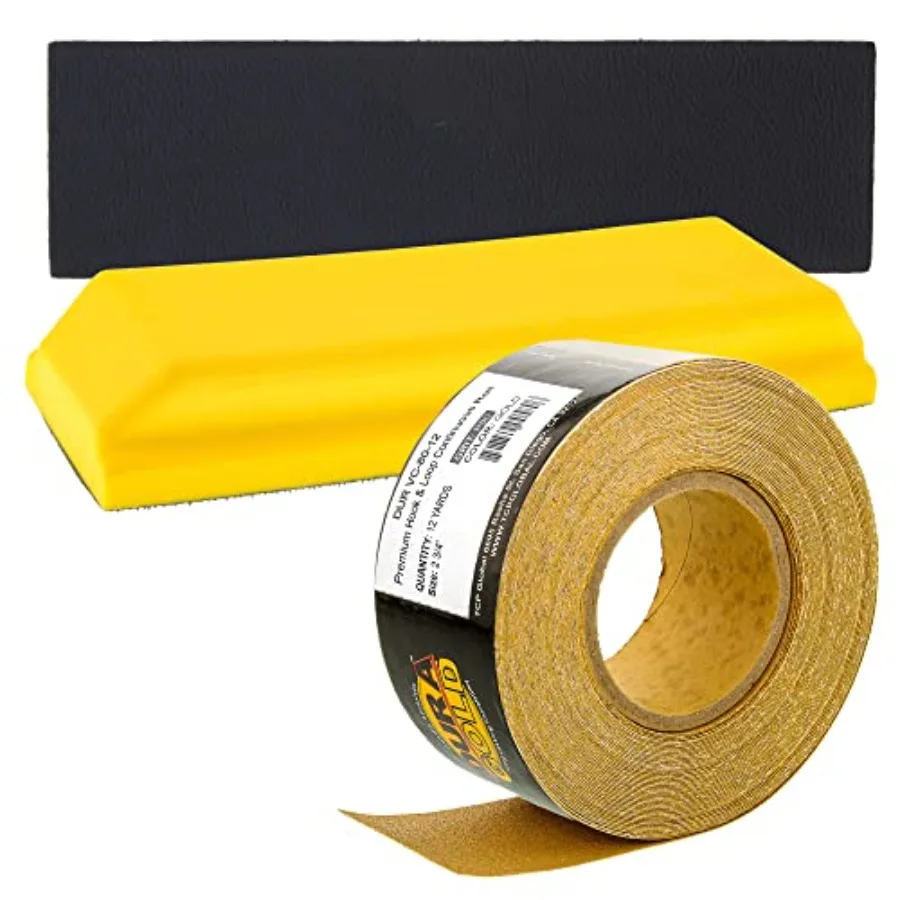 

Прямоугольный шлифовальный блок Pro Series 10 x 2-3/4 дюйма с креплением на липучке и адаптером PSA, а также абразивная накладка PSA Longboa с зернистостью 80