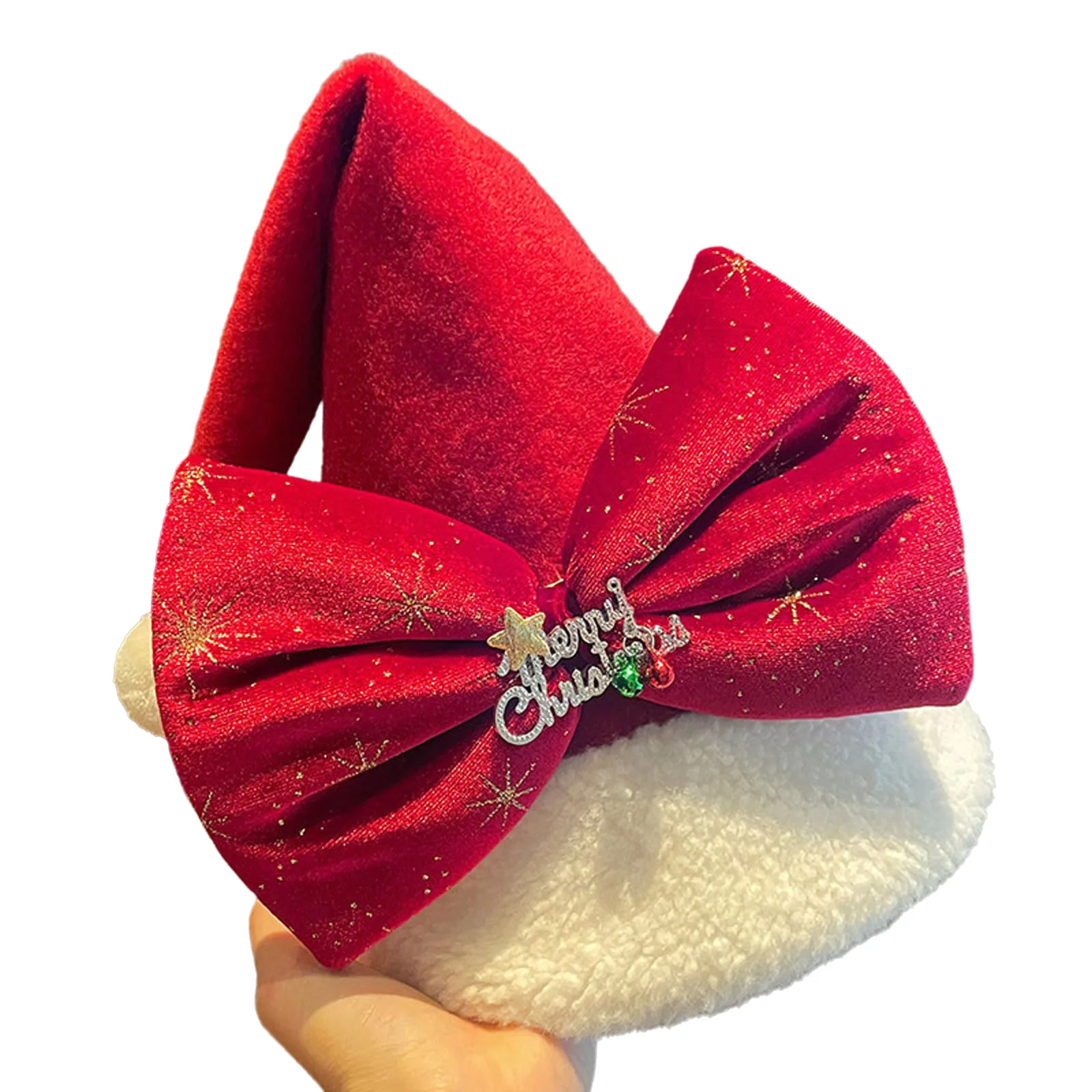 1 pezzo per bambini festa di Natale cappello cosplay di Babbo Natale carino elemento di Natale copricapo per feste di festival riunione di famiglia vestire accessori