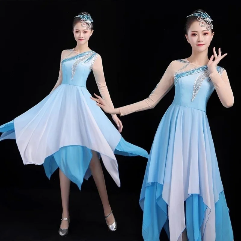 

Modern Dance Costumes Youth New Fashion Clothing Women's Square Lady's Modern Dance Pants Latin Pocket