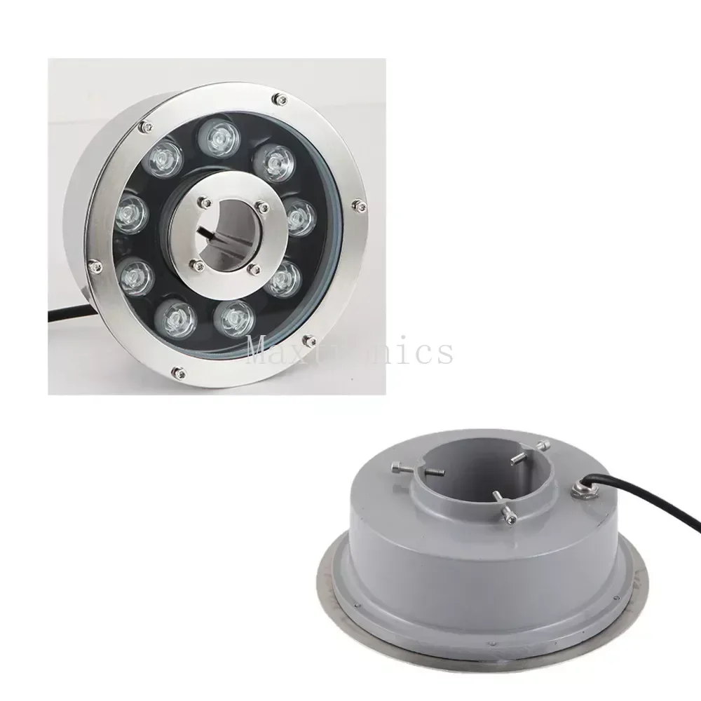 Imagem -04 - Rgb Led Luz Subaquática com Controle Remoto Ip68 Impermeável Piscina Jardim Spotlight Fonte Decoração de Iluminação 12v 24v