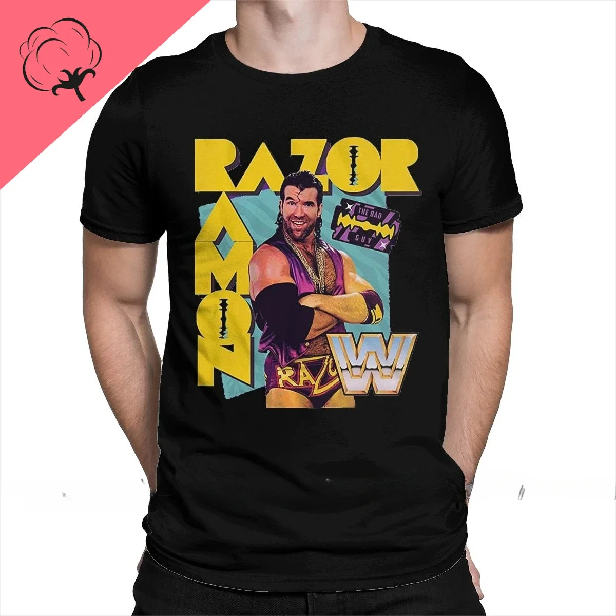 2024 Gym LOVER Razor Ramon New Arrival T-Shirt W Shirt Crewneck  Men TShirt For Adults  cloth for men fans