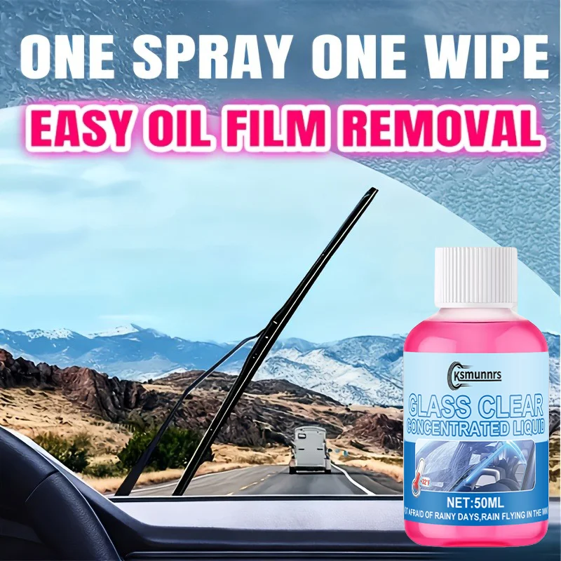 Waterproof windscreen washer fluid, keeps rain and fog off without streaks, quickly clears the glass so you can see clearly—driv