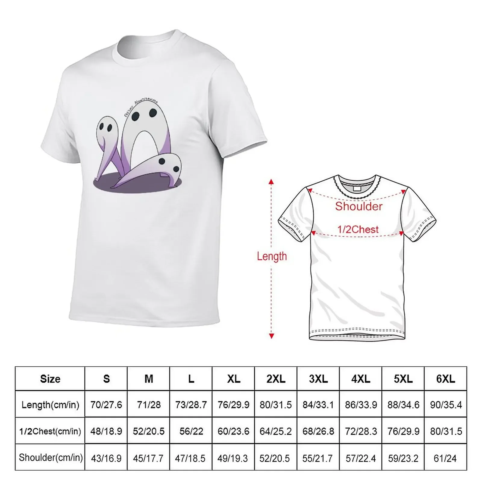 Cartoony Fresno Nightcrawlers Cryptid T-Shirt custom shirt oversized graphic tee Short sleeve tee men