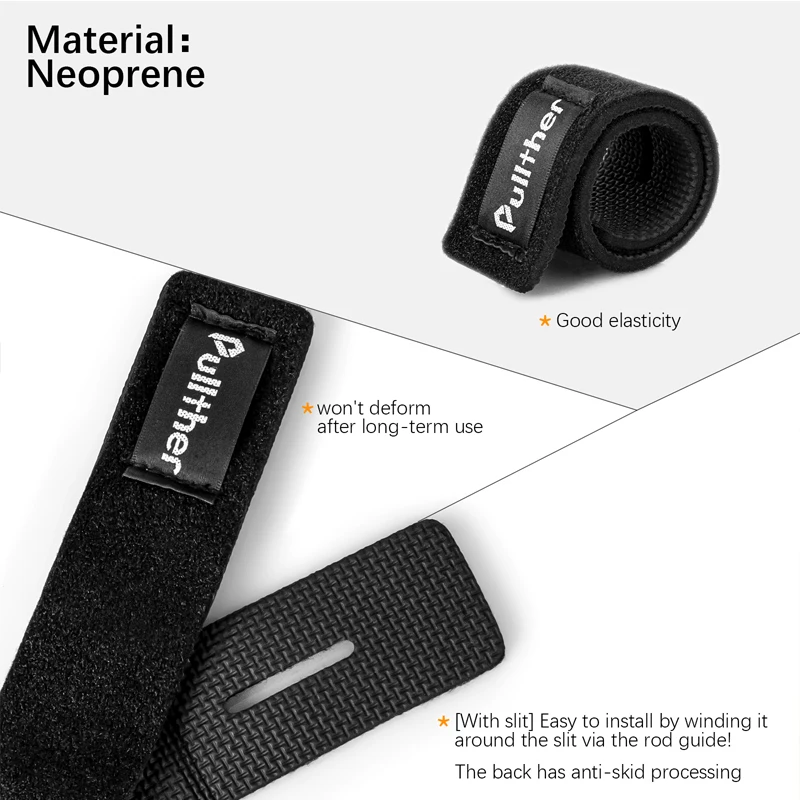 Pullther Fishing Rod Tie Holder Strap Suspender Magic Retainer Fishing Gadget Belt Holder Strap Fishing Accessories Suspenders