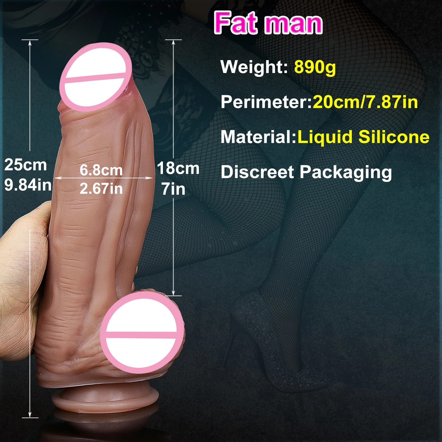 Huge Flesh Realistic Thick Dildo Adult Sex Toy for Women Soft Double Silicone Vaginal Masturbators Penis Big Suction Cup Dick