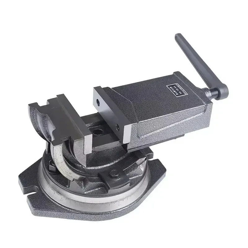 QHK Machine Rotary Tilting Bench Vice Precision Angle Bench Vice Mount Taishan Drilling and Milling Machine