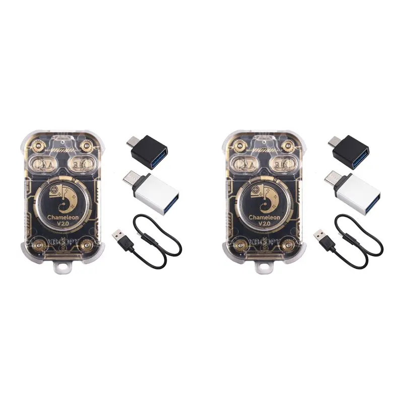 2X Chameleon V2.0 RFID Smart Chip Reader Emulator Smart Card Emulator 125Khz 13.56Mhz Card Decode Restart Duplicator