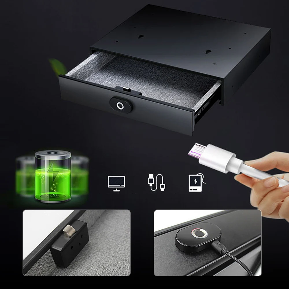 Fingerprint Smart Safe Smart Safe Safe Home Drawer Safe Hidden Safe With Fingerprint Identification Unlock Safe Smart Touch Safe