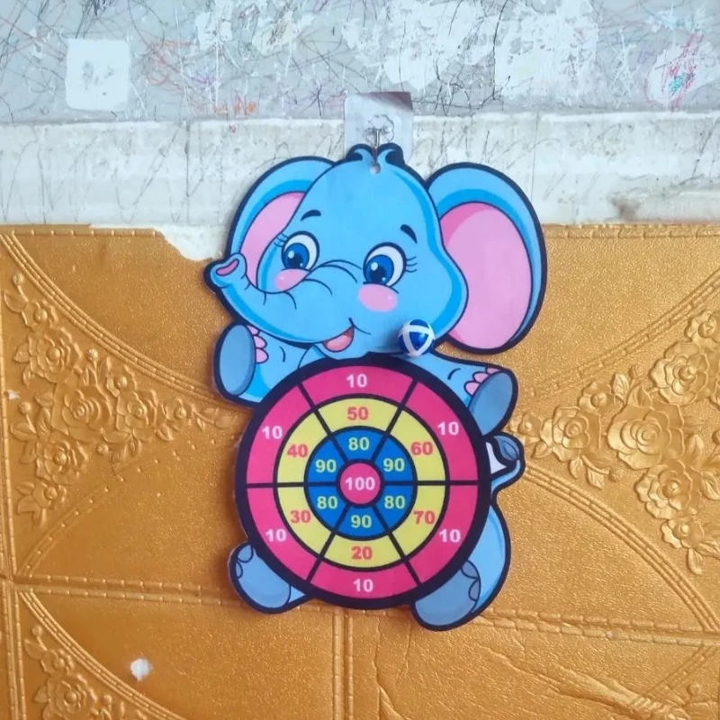 Lepka Tarcza do Rzutek Piłeczkowych Zabawka Sportowa do Użytku Wewnętrznego i Zewnętrznego Kreatywna Gra Rzutkowa Koordynacja Oko-Ręka Bezpieczny Materiał Materiałowy