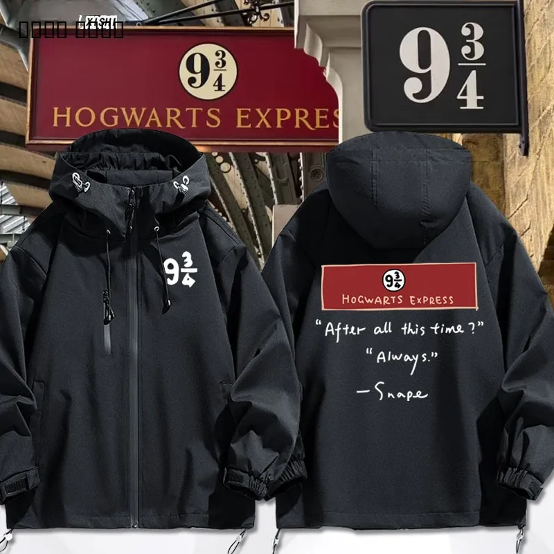 

Collaborative Nine And Tee Quarters Tee-In-One Jaet ex Coat Casual Windproof Polyester Fiber Zipper Cl...