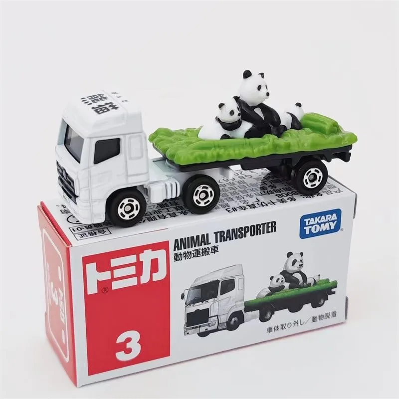 

TAKARA TOMY Tomica Dorika No. 3 Animal Panda Transport Car Alloy Model Exquisite Collectible Ornament Boy Toy Gift