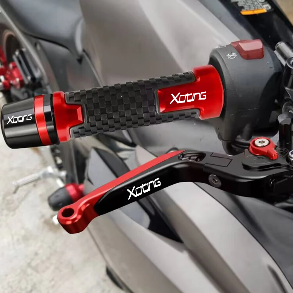Motorcycle Accessories Folding Adjustable Brake Clutch Levers Handlebar grips Handle For KYMCO XCITING 250 300 400 500 ALL YEARS