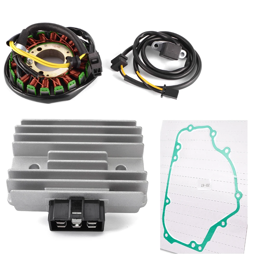 Stator Coil Gasket + Regulator Rectifier Kit for Kawasaki KLE250 Anhelo 1993-2001 21003-1154 21066-1038 11009-1873